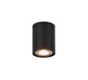 Trio Lighting Trio COOKIE plafondlamp | GU10 Fitting | zwart met goud | Ø 9,6 cm | IP20 | excl. 1x GU10 | max. 35W