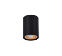 Trio Lighting Trio COOKIE plafondlamp | GU10 Fitting | zwart met goud | Ø 9,6 cm | IP20 | excl. 1x GU10 | max. 35W
