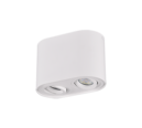 Trio Lighting Trio COOKIE plafondlamp | GU10 Fitting | wit mat | 17,8 x 9,6 cm | IP20 | excl. 2x GU10 | max. 35W