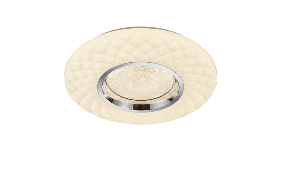 Trio Lighting Trio MAGNOLIA plafondlamp | LED | wit | Ø 39 cm | IP20 | 1x 21W | 2500 lm | 3000-6000K | dimbaar