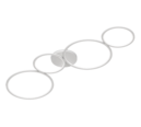 Trio Lighting Trio RONDO LED ceiling light | 1x 37W 4800 lm 3000K | chrome | IP20 | 5.5 cm