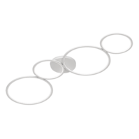 Trio RONDO LED ceiling light | chrome | IP20