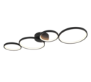 Trio Lighting Trio RONDO LED ceiling light | 1x 37W 4800 lm 3000K | black | IP20 | 5.5 cm