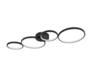 Trio Lighting Trio RONDO LED ceiling light | 1x 37W 4800 lm 3000K | black | IP20 | 5.5 cm