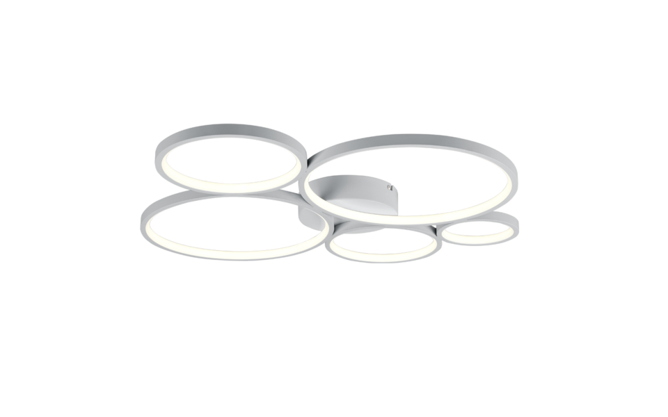 Trio Lighting Trio RONDO LED ceiling light | 1x 49W 5800 lm 3000K | chrome | IP20 | 5.5 cm Trio Lighting Trio RONDO LED ceiling light | 1x 49W 5800 lm 3000K | chrome | IP20 | 5.5 cm