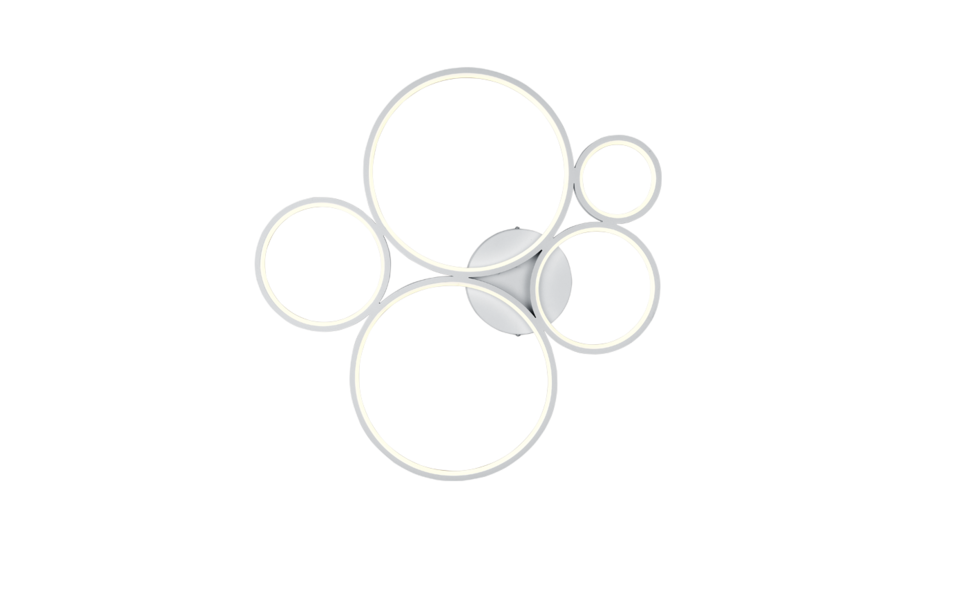 Trio Lighting Trio RONDO LED ceiling light | 1x 49W 5800 lm 3000K | chrome | IP20 | 5.5 cm Trio Lighting Trio RONDO LED ceiling light | 1x 49W 5800 lm 3000K | chrome | IP20 | 5.5 cm