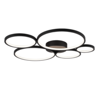 Trio RONDO LED ceiling light | black | IP20 Trio RONDO LED ceiling light | black | IP20