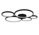 Trio Lighting Trio RONDO LED ceiling light | 1x 49W 5800 lm 3000K | black | IP20 | 5.5 cm