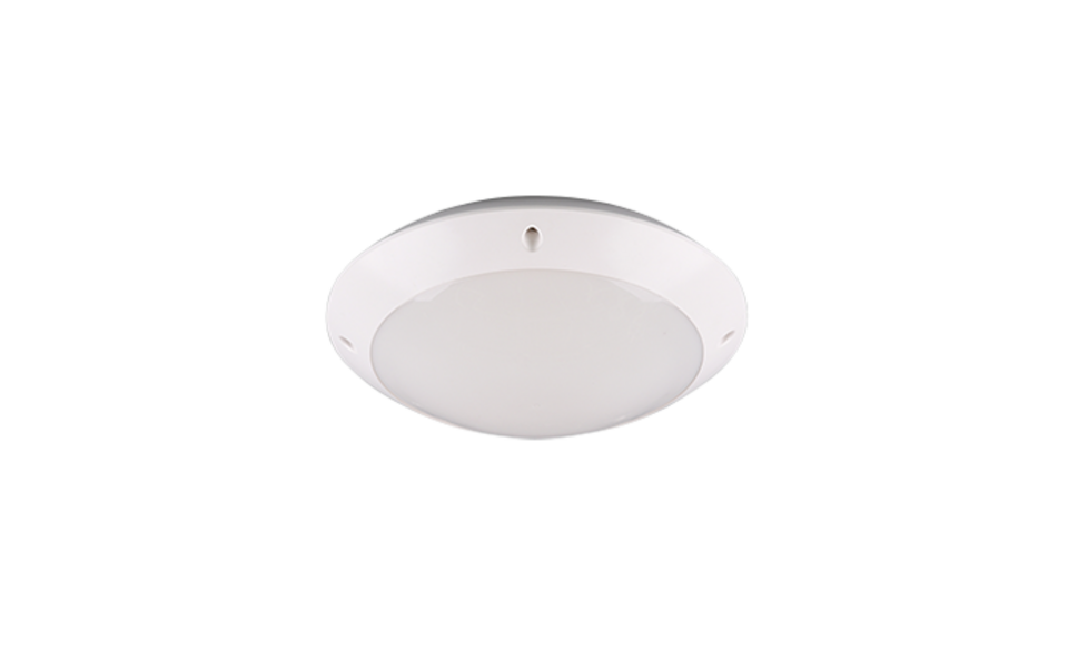 Trio Lighting Trio CAMARO plafondlamp | E27 Fitting | wit mat | Ø 26 cm | IP54 | excl. 1x E27 | max. 12W