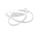 Trio Lighting Trio COURSE plafondlamp | LED | wit mat met wit | Ø 45 cm | IP20 | 1x 18W | 2400 lm | 4000K | dimbaar