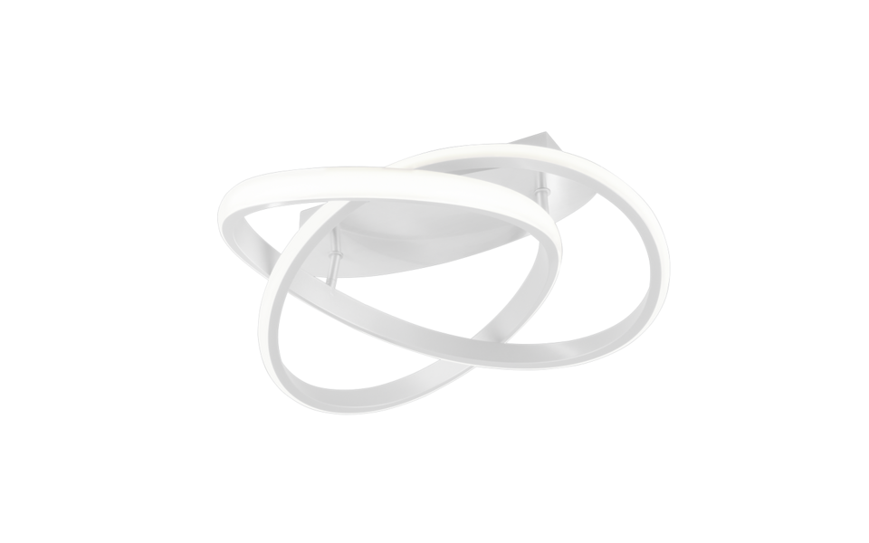 Trio Lighting Trio COURSE LED ceiling light | 1x 18W 2400 lm 4000K | chrome | Ø 45 cm | IP20 | 18.8 cm Trio Lighting Trio COURSE LED ceiling light | 1x 18W 2400 lm 4000K | chrome | Ø 45 cm | IP20 | 18.8 cm