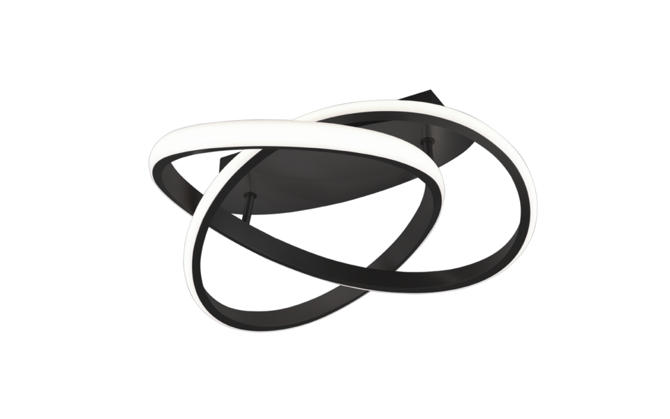 Trio Lighting Trio COURSE LED ceiling light | 1x 18W 2400 lm 3000K | black | Ø 45 cm | IP20 | 18.8 cm Trio Lighting Trio COURSE LED ceiling light | 1x 18W 2400 lm 3000K | black | Ø 45 cm | IP20 | 18.8 cm