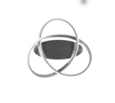 Trio Lighting Trio COURSE LED ceiling light | 1x 18W 2400 lm 4000K | Ø 45 cm | IP20 | 18.8 cm