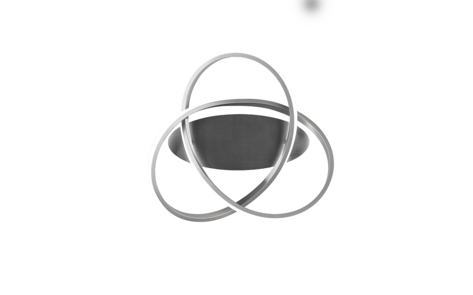 Trio Lighting Trio COURSE LED ceiling light | 1x 18W 2400 lm 4000K | Ø 45 cm | IP20 | 18.8 cm Trio Lighting Trio COURSE LED ceiling light | 1x 18W 2400 lm 4000K | Ø 45 cm | IP20 | 18.8 cm