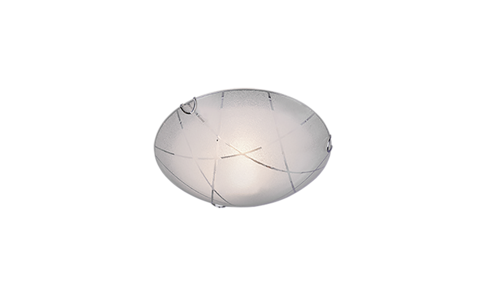 Trio Lighting Trio SANDRINA plafondlamp | E27 Fitting | wit | Ø 30 cm | IP20 | excl. 1x E27 | max. 40W