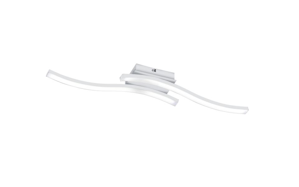 Trio Lighting Trio ROUTE plafondlamp | LED | wit mat met wit | 56 x 9 cm | IP20 | 2x 5W | 600 lm | 4000K | niet dimbaar