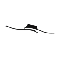 Trio ROUTE plafondlamp | LED | zwart/wit | 56x9 cm | uitv. 1