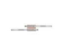 Trio Lighting Trio ROUTE plafondlamp | LED | houtimitatie met wit | 56 x 9 cm | IP20 | 2x 5W | 500 lm | 3000K | niet dimbaar