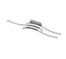 Trio Lighting Trio ROUTE plafondlamp | LED | nikkel mat met wit | 56 x 12 cm | IP20 | 3x 5W | 500 lm | 3000K | niet dimbaar