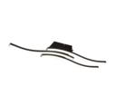 Trio Lighting Trio ROUTE plafondlamp | LED | mat zwart met wit | 56 x 12 cm | IP20 | 3x 5W | 500 lm | 3000K | niet dimbaar