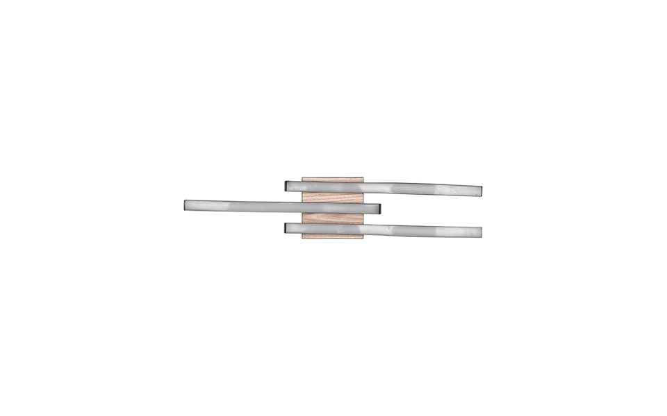 Trio Lighting Trio ROUTE LED ceiling light | 3x 5W 500 lm 3000K | IP20