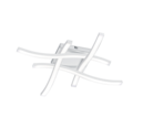 Trio Lighting Trio ROUTE LED ceiling light | 4x 5W 600 lm 4000K | chrome | Ø 46 cm | IP20 | 7 cm