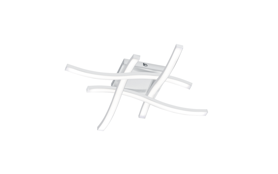Trio Lighting Trio ROUTE plafondlamp | LED | wit mat met wit | 46 x 46 cm | IP20 | 4x 5W | 600 lm | 4000K | niet dimbaar Trio Lighting Trio ROUTE plafondlamp | LED | wit mat met wit | 46 x 46 cm | IP20 | 4x 5W | 600 lm | 4000K | niet dimbaar