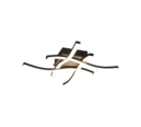 Trio Lighting Trio ROUTE LED ceiling light | 1x 5W 500 lm 3000K | IP20