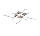 Trio Lighting Trio ROUTE LED ceiling light | 4x 5W 600 lm 4000K | Ø 46 cm | IP20 | 7 cm