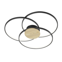 Trio SEDONA plafondlamp | LED | mat zwart | Ø 80 cm | IP20 Trio SEDONA plafondlamp | LED | mat zwart | Ø 80 cm | IP20