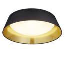 Trio Lighting Trio PONTS plafondlamp | LED | zwart met wit | Ø 45 cm | IP20 | 1x 18W | 2000 lm | 3000K