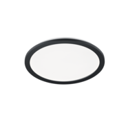 Trio CAMILLUS plafondlamp | LED | mat zwart/wit | Ø 40 cm | IP44