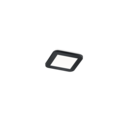 Trio Lighting Trio CAMILLUS plafondlamp | LED | mat zwart met wit | 17 x 17 cm | IP44 | 1x 9W | 1000 lm | 3000K | dimbaar