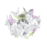 Trio BUTTERFLY ceiling light | G9 | Ø 45 cm | IP20