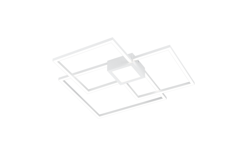 Trio Lighting Trio HYDRA LED ceiling light | 1x 38W 4400 lm 4000K | chrome | Ø 65.5 cm | IP20 | 6.5 cm