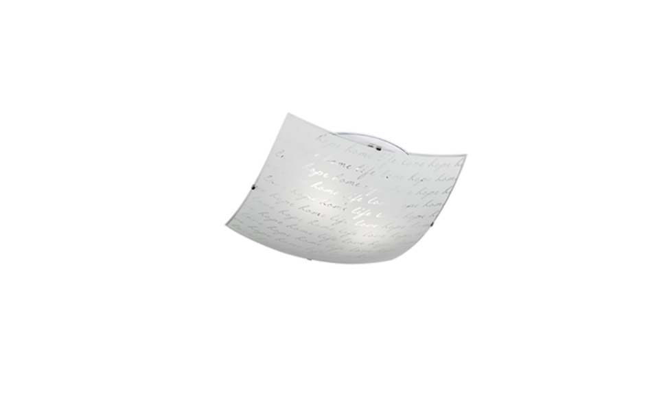 Trio Lighting Trio SIGNA plafondlamp | E27 Fitting | wit | 40 x 40 cm | IP20 | excl. 2x E27 | max. 40W Trio Lighting Trio SIGNA plafondlamp | E27 Fitting | wit | 40 x 40 cm | IP20 | excl. 2x E27 | max. 40W