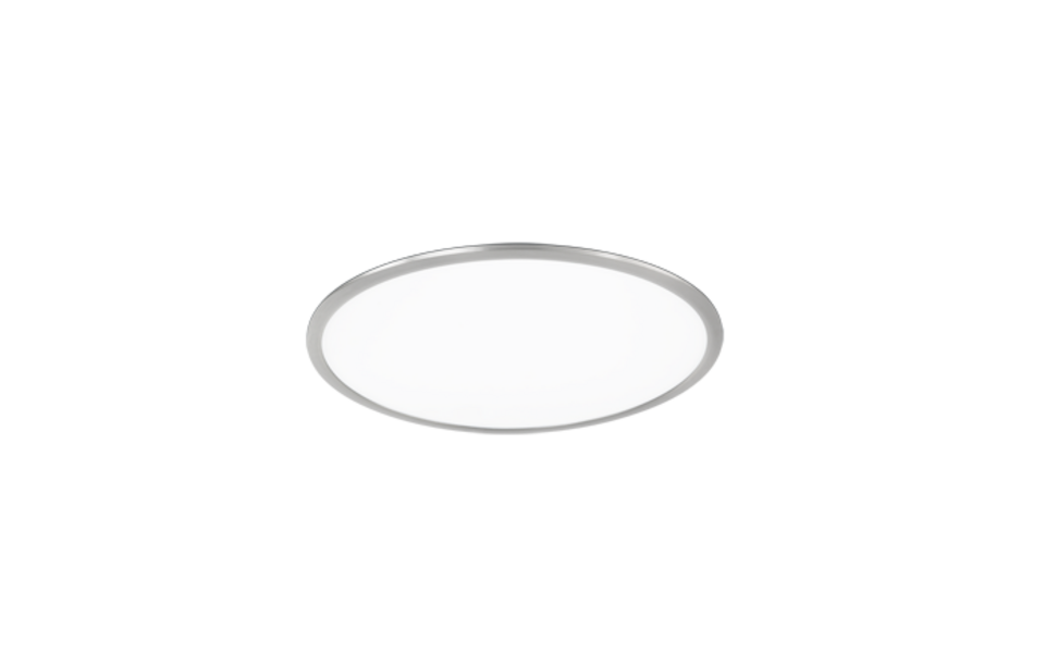 Trio Lighting Trio PHOENIX plafondlamp | LED | nikkel mat met wit | Ø 62 cm | IP20 | 1x 31W | 3600 lm | 3000K | dimbaar