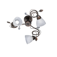 Trio TRADITIO plafondlamp | roestkleur antiek/albast | IP20 | E14