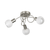 Trio ANTIBES plafondlamp | nikkel/albast | IP20 | E14 | Ø 47 cm