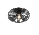 Trio Lighting Trio JOHANN ceiling light | 1x E27 max 40W | black | Ø 30 cm | IP20 | 18 cm