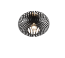 Trio Lighting Trio JOHANN plafondlamp | E27 Fitting | mat zwart | Ø 30 cm | IP20 | excl. 1x E27 | max. 60W