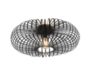 Trio Lighting Trio JOHANN ceiling light | 1x E27 max 40W | black | Ø 50 cm | IP20