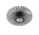 Trio Lighting Trio JOHANN plafondlamp | E27 Fitting | mat zwart | Ø 50 cm | IP20 | excl. 1x E27 | max. 60W