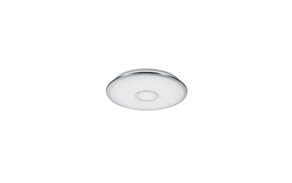Trio Lighting Trio OSAKA plafondlamp | LED | chroom | Ø 42 cm | IP20 | 1x 27W | 3100 lm | 3000-5500K | dimbaar
