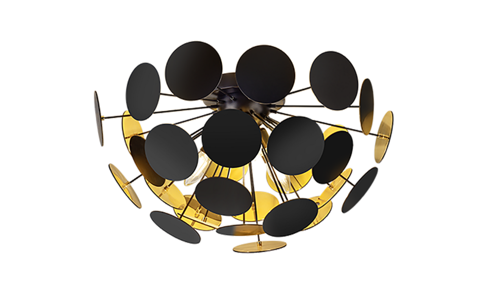 Trio Lighting Trio DISCALGO ceiling light | 3x E14 max 40W | black | Ø 54 cm | IP20 | 30 cm Trio Lighting Trio DISCALGO ceiling light | 3x E14 max 40W | black | Ø 54 cm | IP20 | 30 cm
