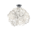 Trio Lighting Trio LEAVY ceiling light | 1x E27 max 40W | white | Ø 38 cm | IP20 | 58 cm