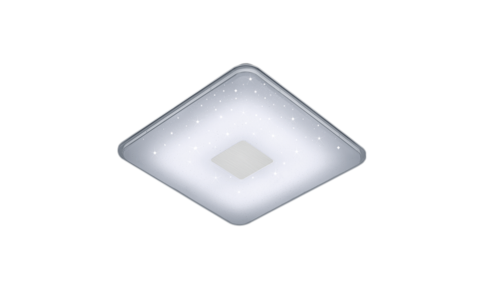 Trio Lighting Trio SAMURAI plafondlamp | LED | wit | 42,5 x 42,5 cm | IP20 | 1x 21,5W | 2400 lm | 3000-5500K | dimbaar Trio Lighting Trio SAMURAI plafondlamp | LED | wit | 42,5 x 42,5 cm | IP20 | 1x 21,5W | 2400 lm | 3000-5500K | dimbaar