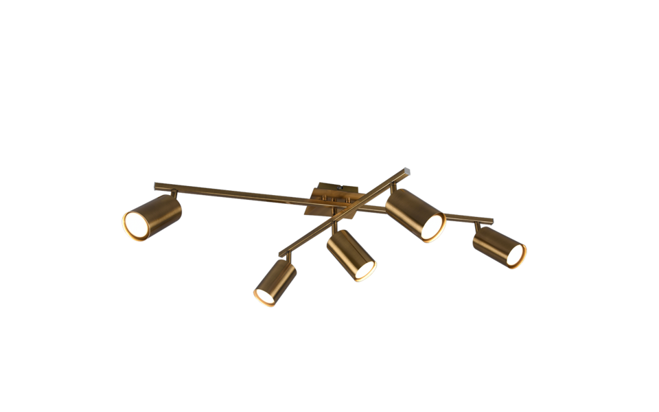 Trio Lighting Trio MARLEY ceiling light | 5x GU10 | IP20 | 22.4 cm Trio Lighting Trio MARLEY ceiling light | 5x GU10 | IP20 | 22.4 cm