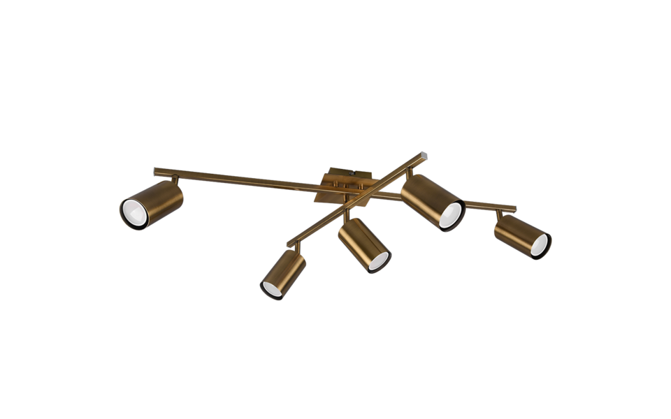 Trio Lighting Trio MARLEY ceiling light | 5x GU10 | IP20 | 22.4 cm Trio Lighting Trio MARLEY ceiling light | 5x GU10 | IP20 | 22.4 cm