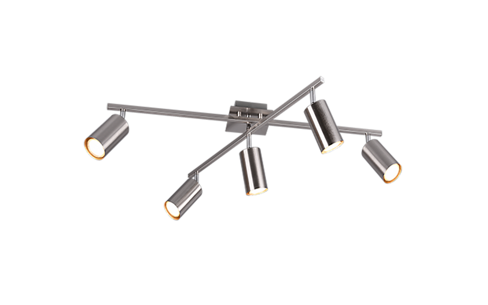 Trio Lighting Trio MARLEY ceiling light | 5x GU10 | IP20 | 22.4 cm Trio Lighting Trio MARLEY ceiling light | 5x GU10 | IP20 | 22.4 cm